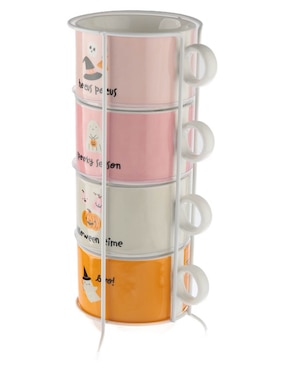 Set de tazas de Halloween americana Haus Cute 5 piezas