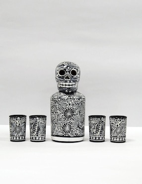 Licorera Mexskeletons forma irregular