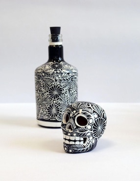 Licorera Mexskeletons forma irregular
