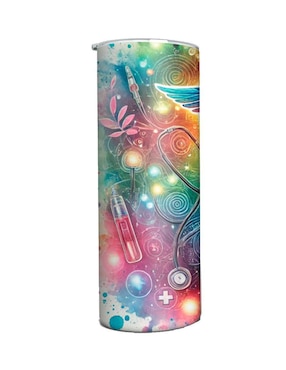 Termo Novedades Fenix de acero inoxidable con tapa disc top 591 ml