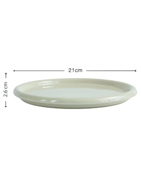 Plato ensalada Haus de stoneware