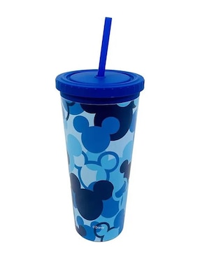 Vaso con tapa y popote Tec De Monterrey Disney