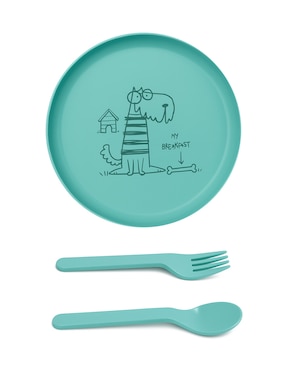 Vajilla cerrada Haus Kids bambini de plástico