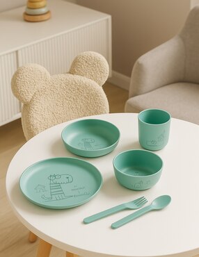 Vajilla cerrada Haus Kids bambini de plástico