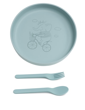 Vajilla cerrada Haus Kids bambini de plástico