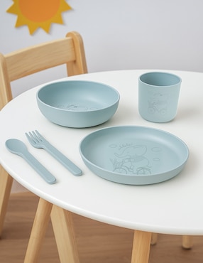 Vajilla cerrada Haus Kids bambini de plástico