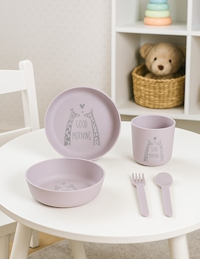 Vajilla cerrada Haus Kids bambini de plástico