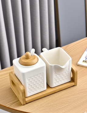 Set azucarera Haus Mambu de porcelana