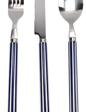 Set cubiertos Haus Lugano de acero inoxidable 16 piezas