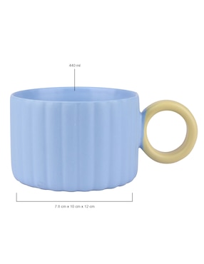 Taza latte Haus arcoiris