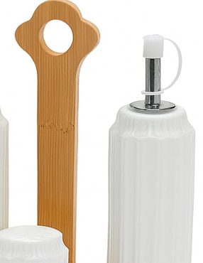 Set de aceite y vinagre Haus de porcelana