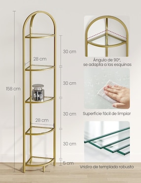 Estante de hierro Vasagle Baris MLGT810A01