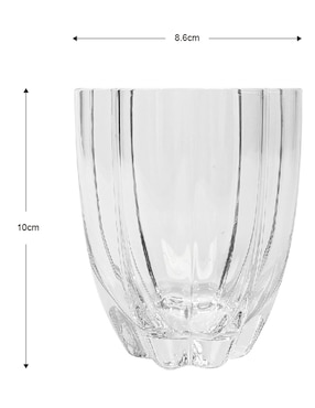 Vaso para agua Haus de vidrio