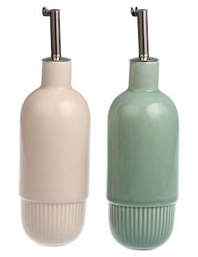 Set de aceite y vinagre Haus de porcelana