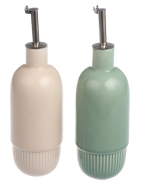 Set de aceite y vinagre Haus de porcelana