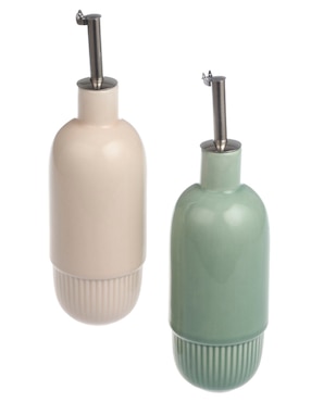 Set de aceite y vinagre Haus de porcelana