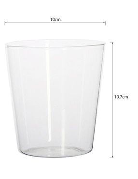 Vaso para agua Haus de vidrio