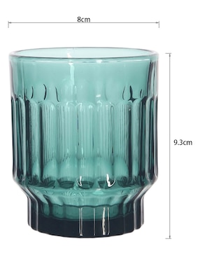Vaso para agua Haus de vidrio