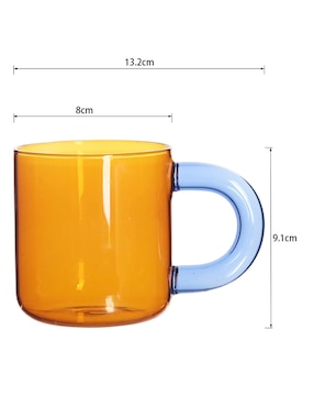 Vaso para jugo Haus de vidrio