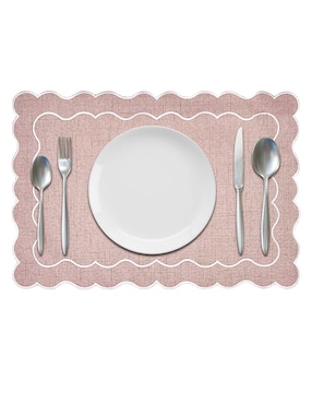 Mantel individual rectangular de poliéster Bluebell & Co. Valentines