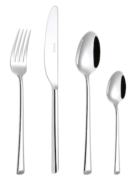 Set cubiertos Haus de acero inoxidable 16 piezas