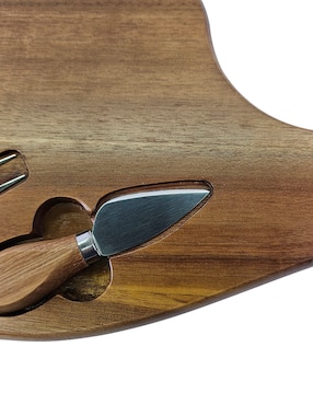 Set tabla para queso Haus de madera