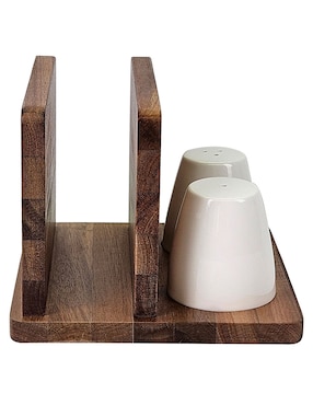 Servilletero Haus de madera