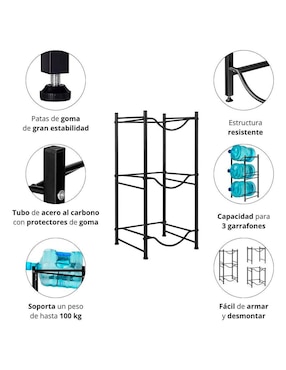 Estante de acero Donut HG090-1