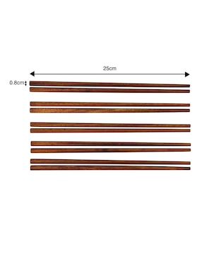 Palillos chinos Haus de madera