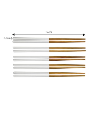 Palillos chinos Haus de madera