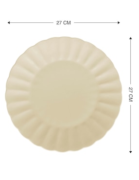 Plato trinche Haus Oasis Tropical de stoneware