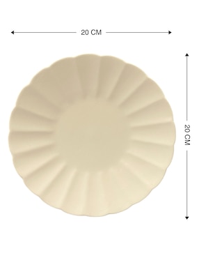 Plato ensalada Haus Oasis Tropical de stoneware