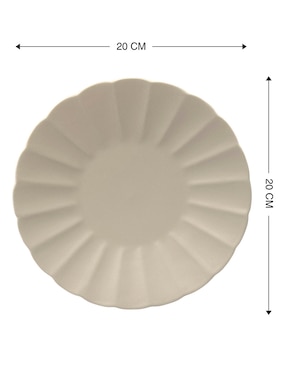 Plato ensalada Haus Oasis Tropical de stoneware