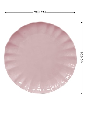 Plato trinche Haus Oasis Tropical de stoneware