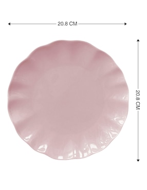 Plato ensalada Haus Oasis Tropical de stoneware