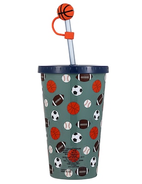 Vaso con tapa y popote Haus Kids