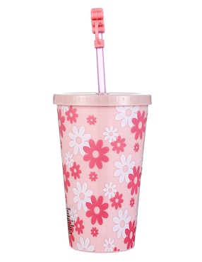 Vaso con tapa y popote Haus Kids 3 piezas