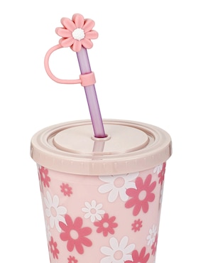 Vaso con tapa y popote Haus Kids 3 piezas