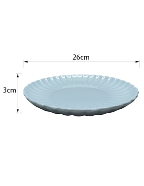 Plato trinche Haus Oasis de stoneware