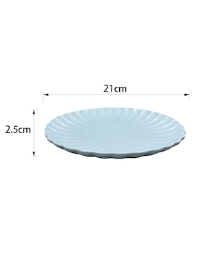 Plato ensalada Haus Oasis de stoneware