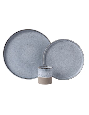Vajilla cerrada Haus de stoneware para 12 personas