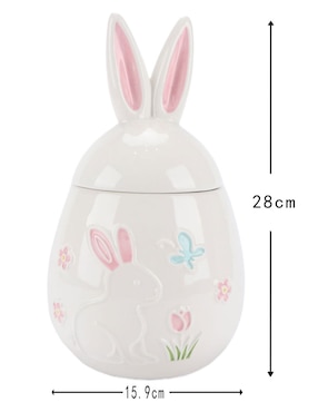 Contenedor con tapa Bluebell & Co. Pascua de dolomita