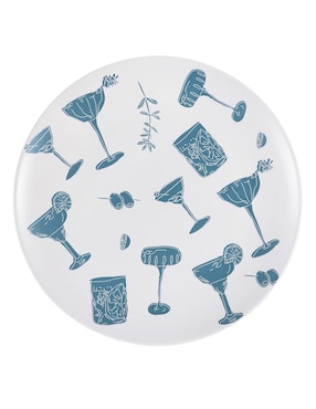 Plato trinche Haus Bar de stoneware