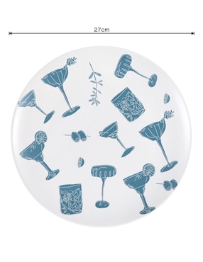 Plato trinche Haus Bar de stoneware