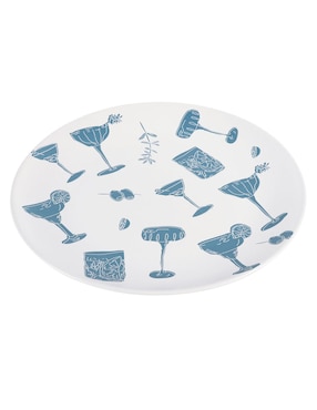 Plato trinche Haus Bar de stoneware
