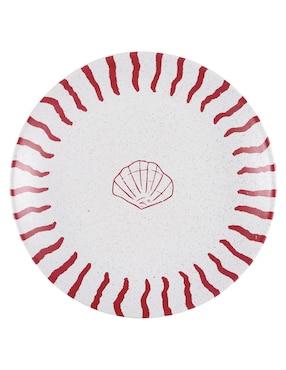 Plato ensalada Haus Oasis Tropical de stoneware