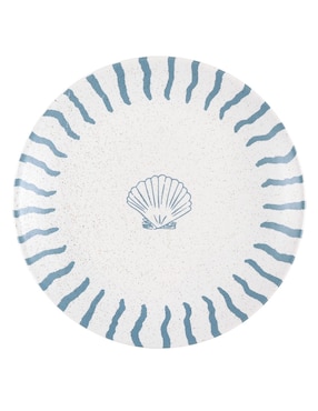 Plato ensalada Haus Oasis Tropical de stoneware