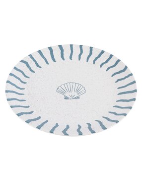 Plato ensalada Haus Oasis Tropical de stoneware