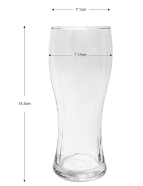 Vaso para cerveza Haus de vidrio