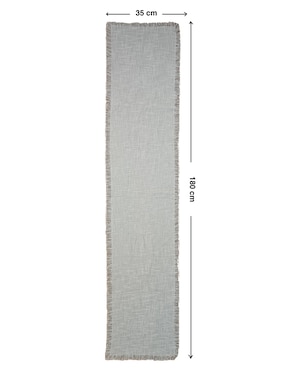 Mantel individual rectangular de algodón Haus